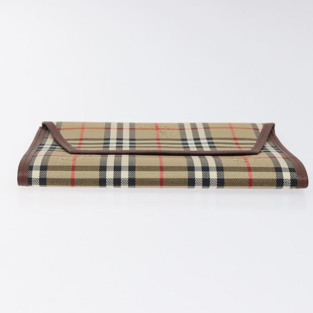 BURBERRY Nova Check Day Planner Cover Canvas Beige Auth am8273 - Picture 6 of 16
